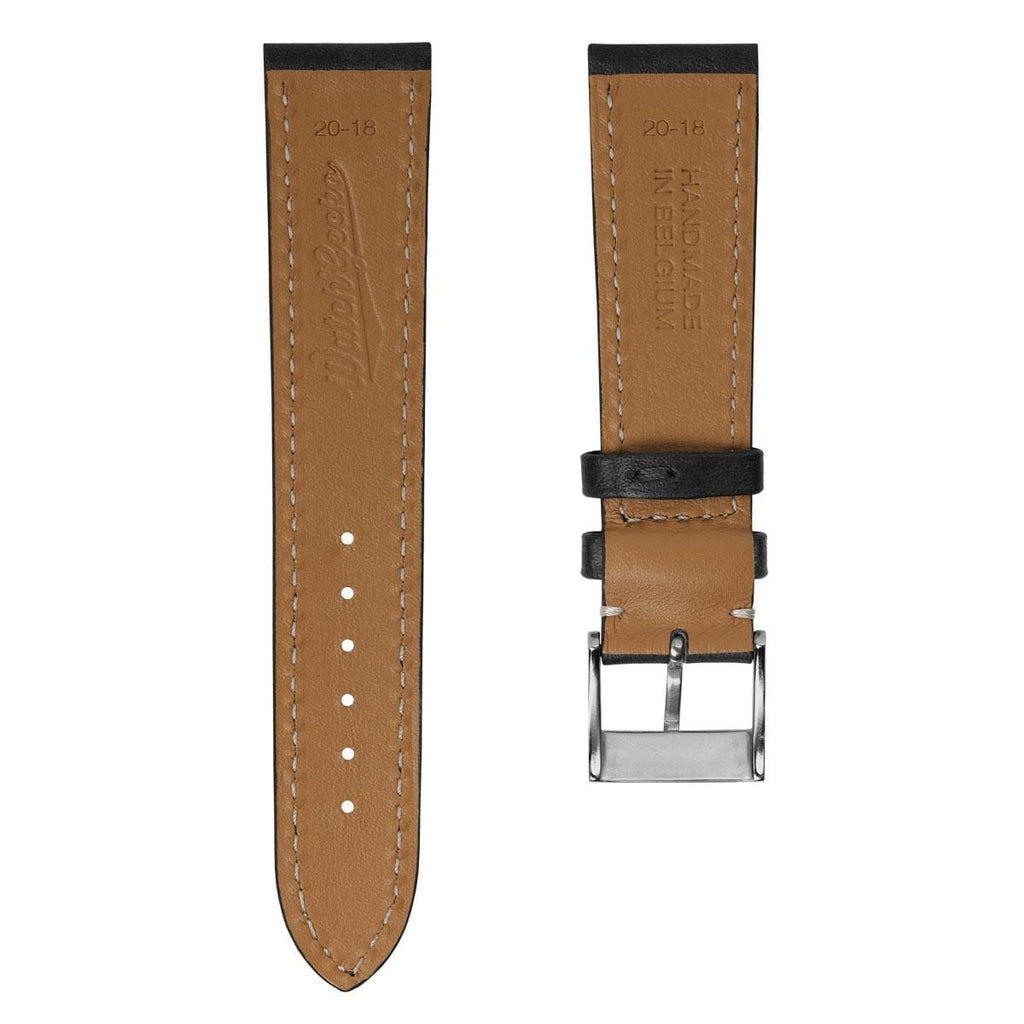 Rochefort Flat Patina Calf Leather Uhrenarmband - Anthrazit