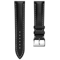 Bracelet de montre en cuir épais rembourré Ostend - Baranil noir