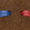 Simple Handmade Italian Leather Watch Strap - Light Brown Pepsi Stitch