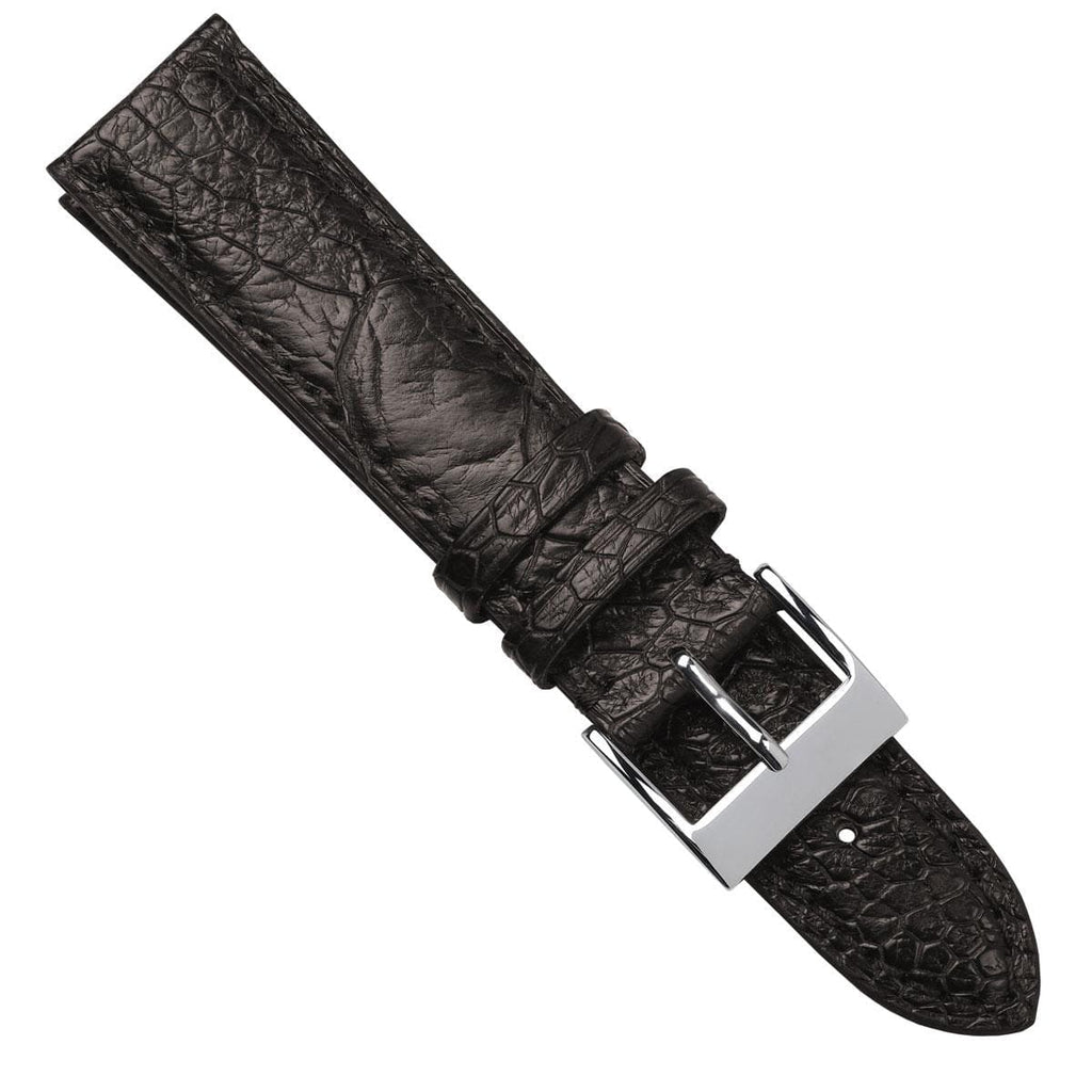 Bracelet de Montre en Cuir Fait Main avec Pattes d'Oie de Durbuy - Marron Mat Élégant