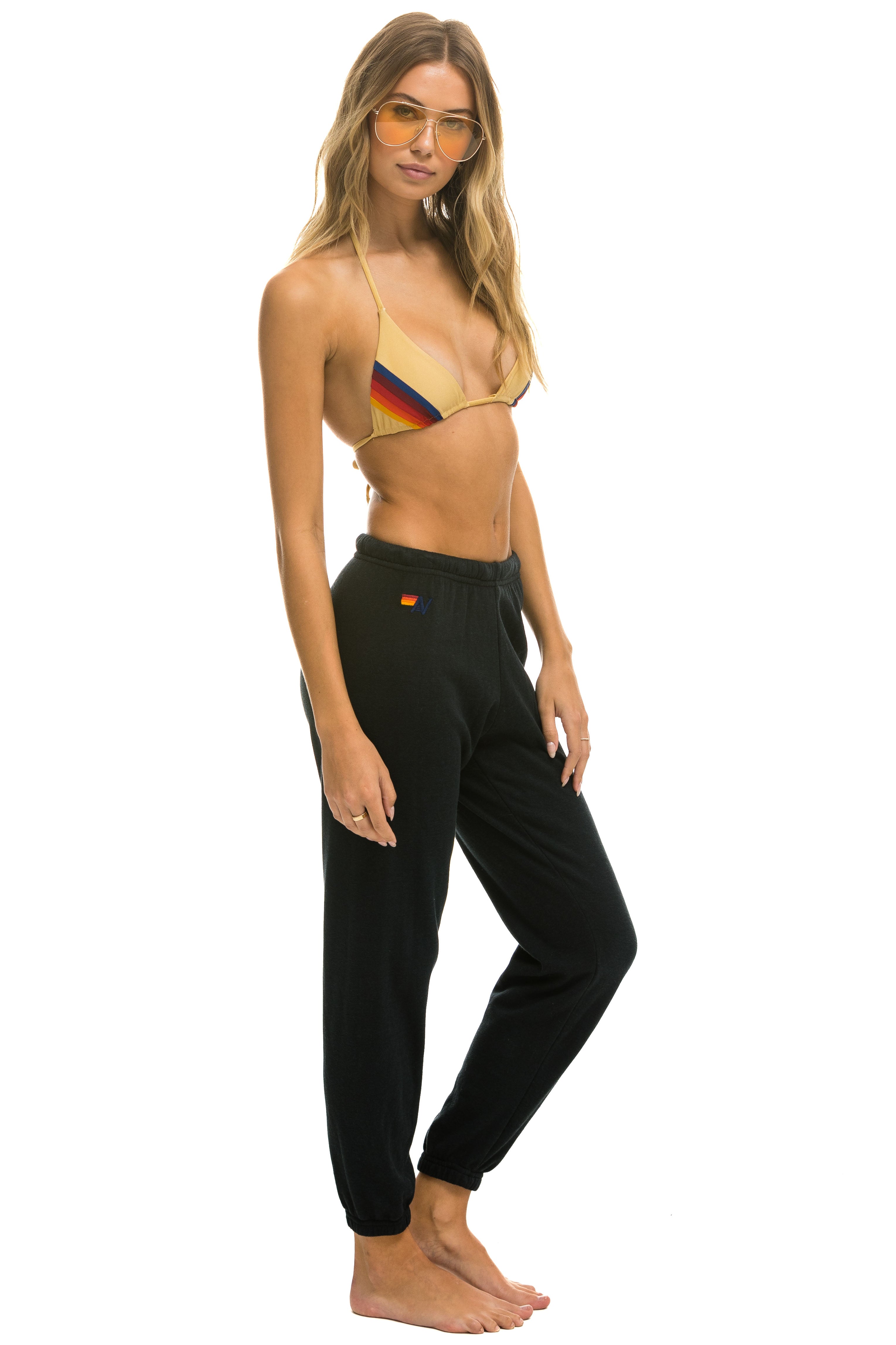SMILEY 2 LIGHT WEIGHT SWEATPANTS - CHARCOAL