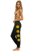 SMILEY 2 LIGHT WEIGHT SWEATPANTS - CHARCOAL